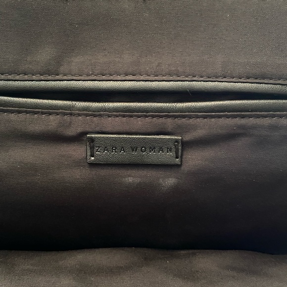 2X👜Host Pick👜Zara studded satchel/tote bag with lock and key charms. - Picture 12 of 16